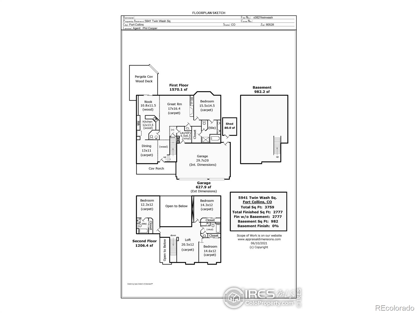 MLS Image #30 for 5941  twin wash square,fort collins, Colorado