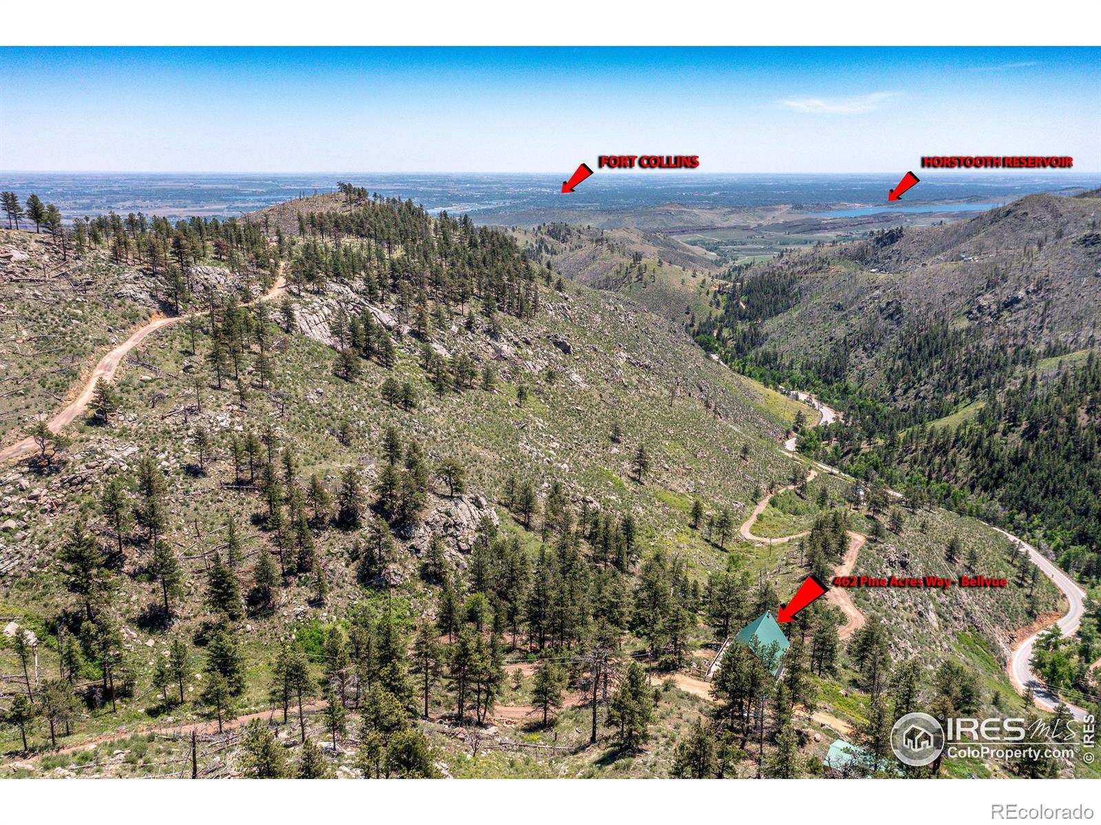 MLS Image #2 for 461  pine acres way,bellvue, Colorado