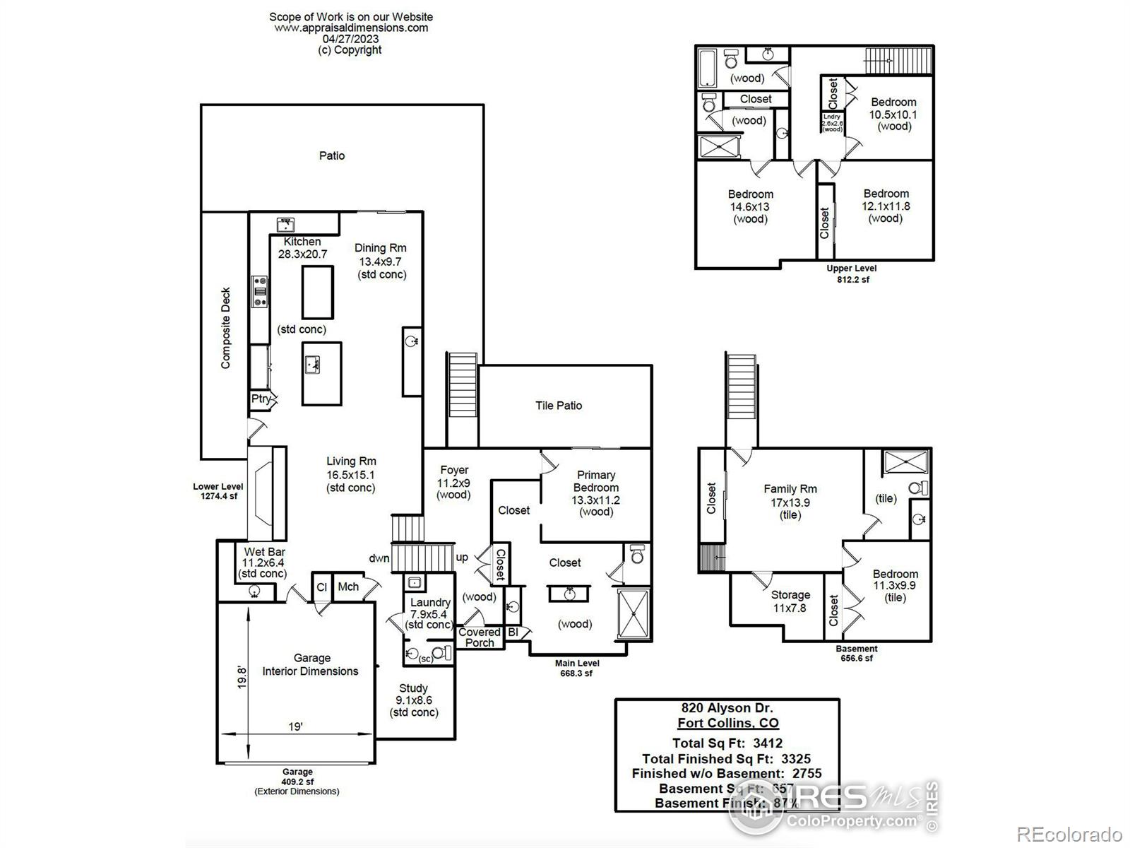 MLS Image #34 for 820  alyson drive,fort collins, Colorado