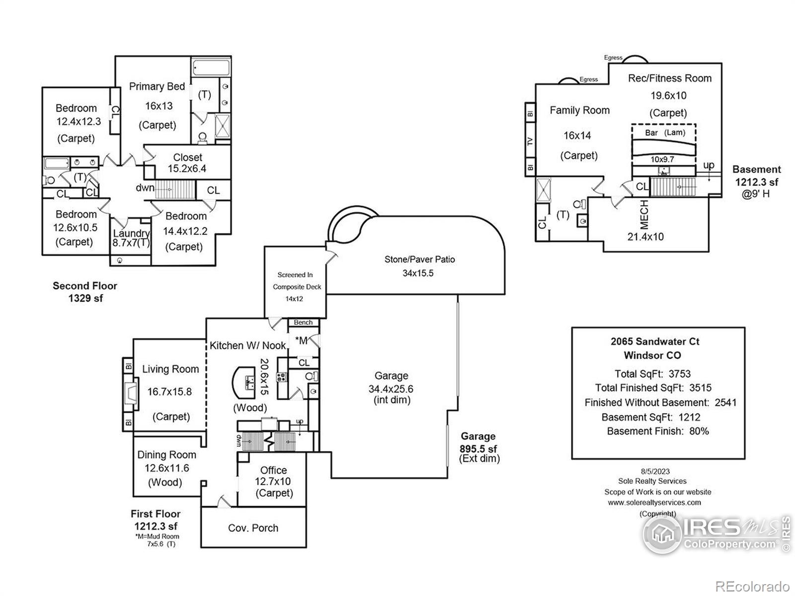 MLS Image #39 for 2065  sandwater court,windsor, Colorado