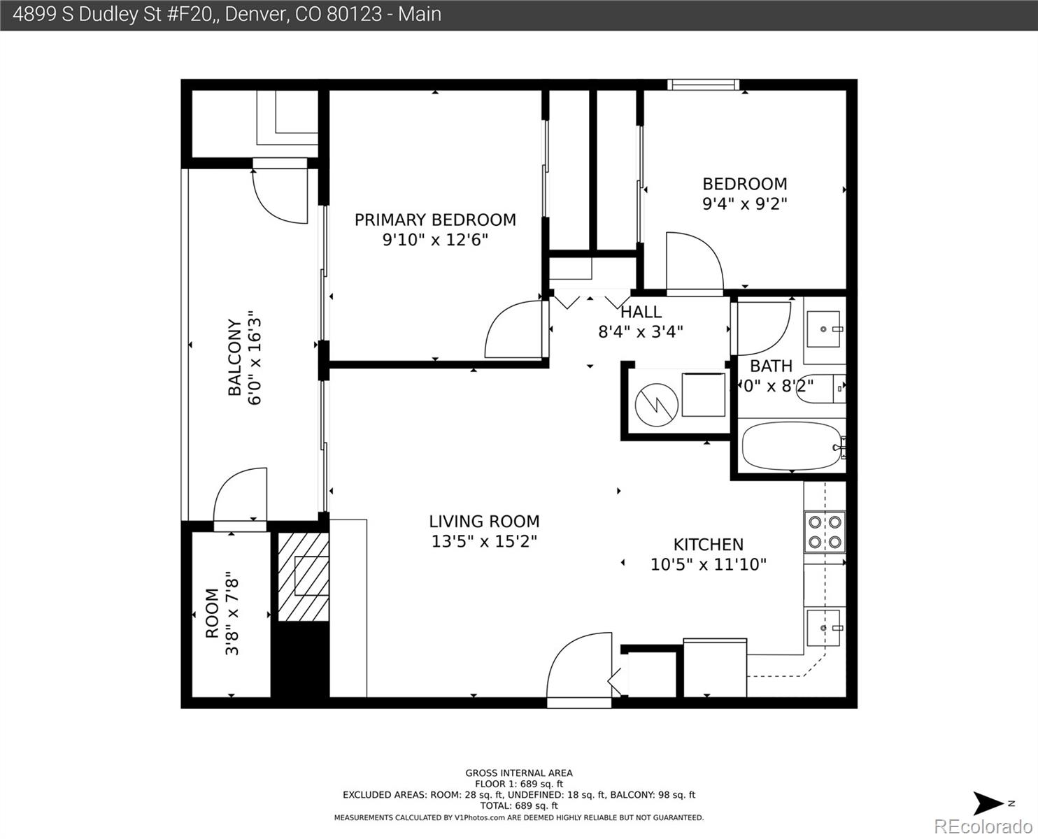 MLS Image #14 for 4899 s dudley street f20,denver, Colorado