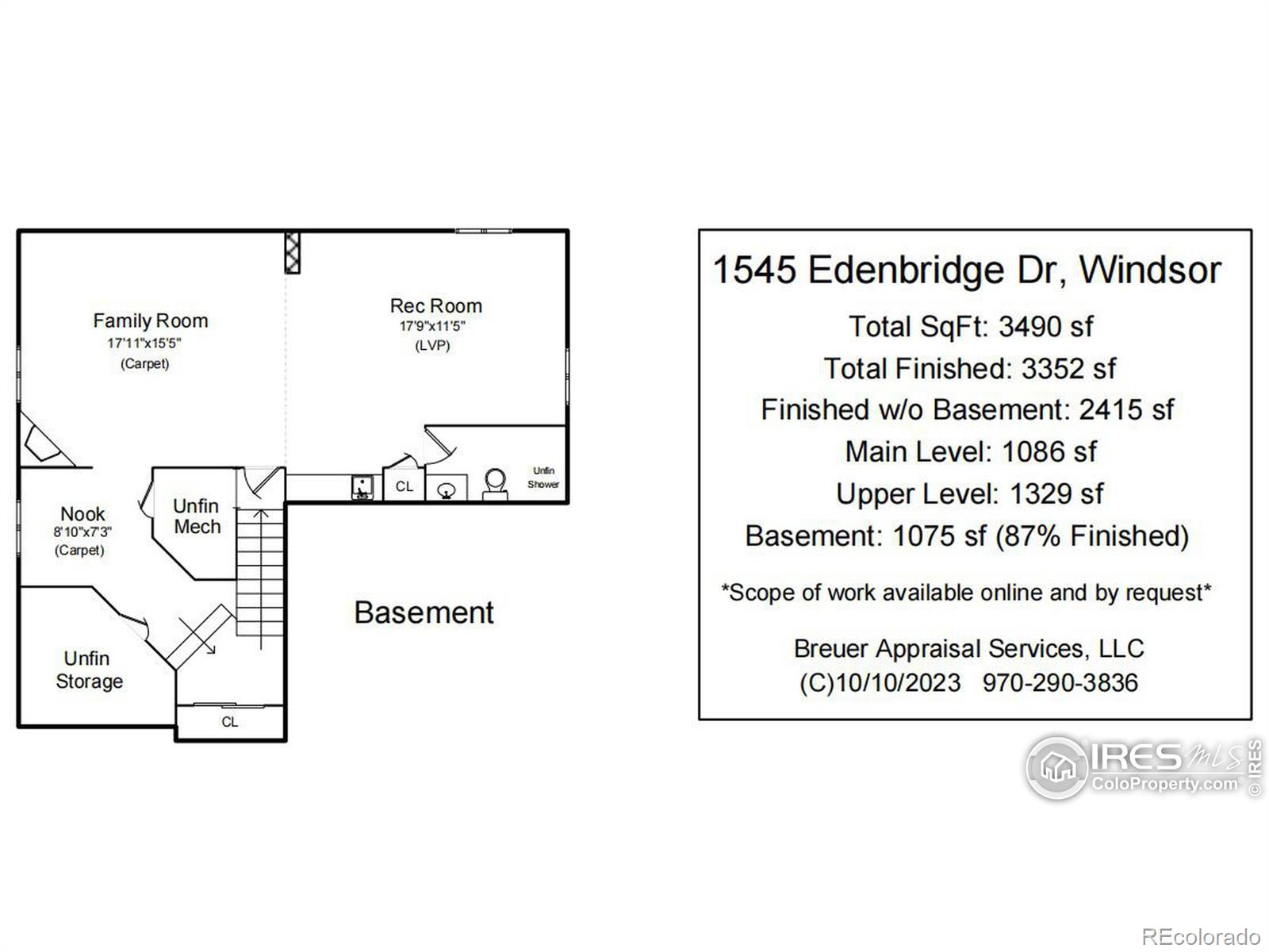 MLS Image #27 for 1545  edenbridge drive,windsor, Colorado