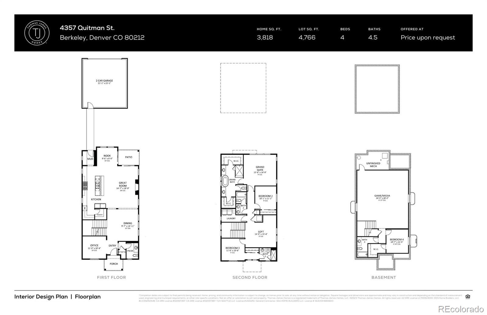 MLS Image #6 for 4357 n quitman street,denver, Colorado