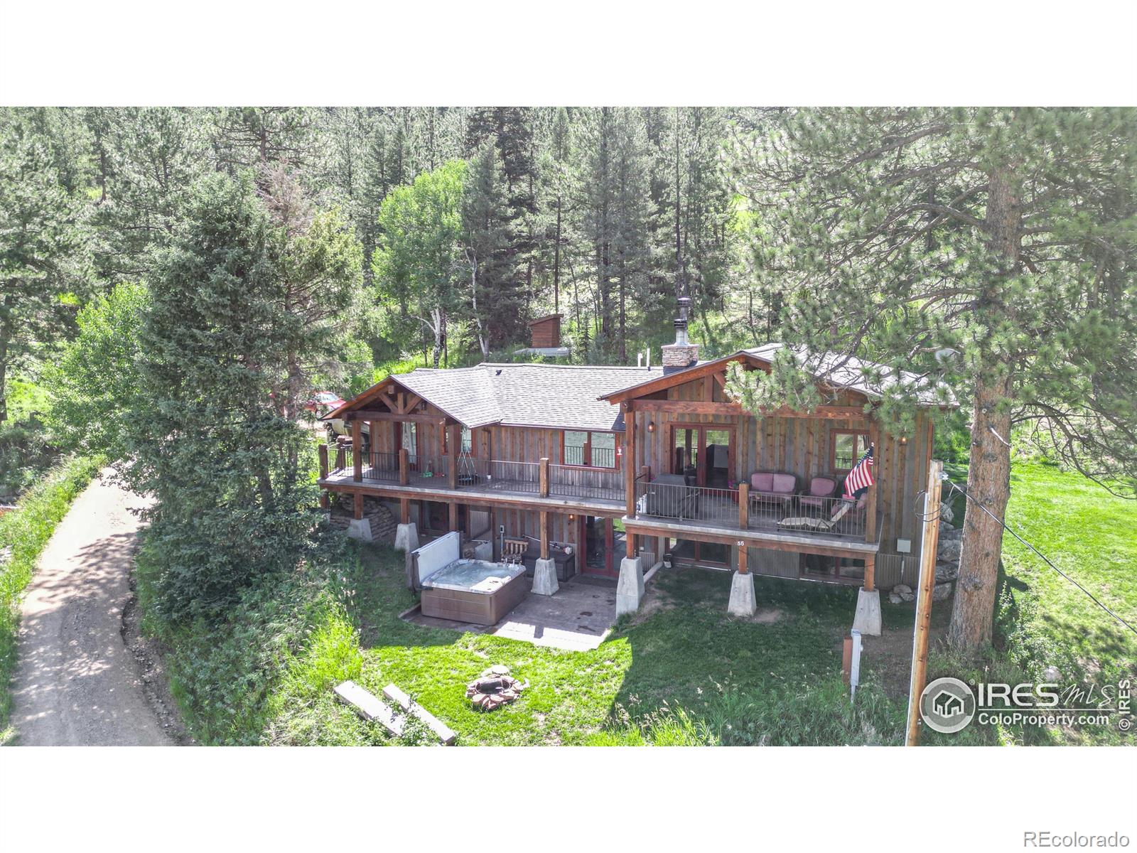 MLS Image #2 for 56  crosier mountain trail,glen haven, Colorado
