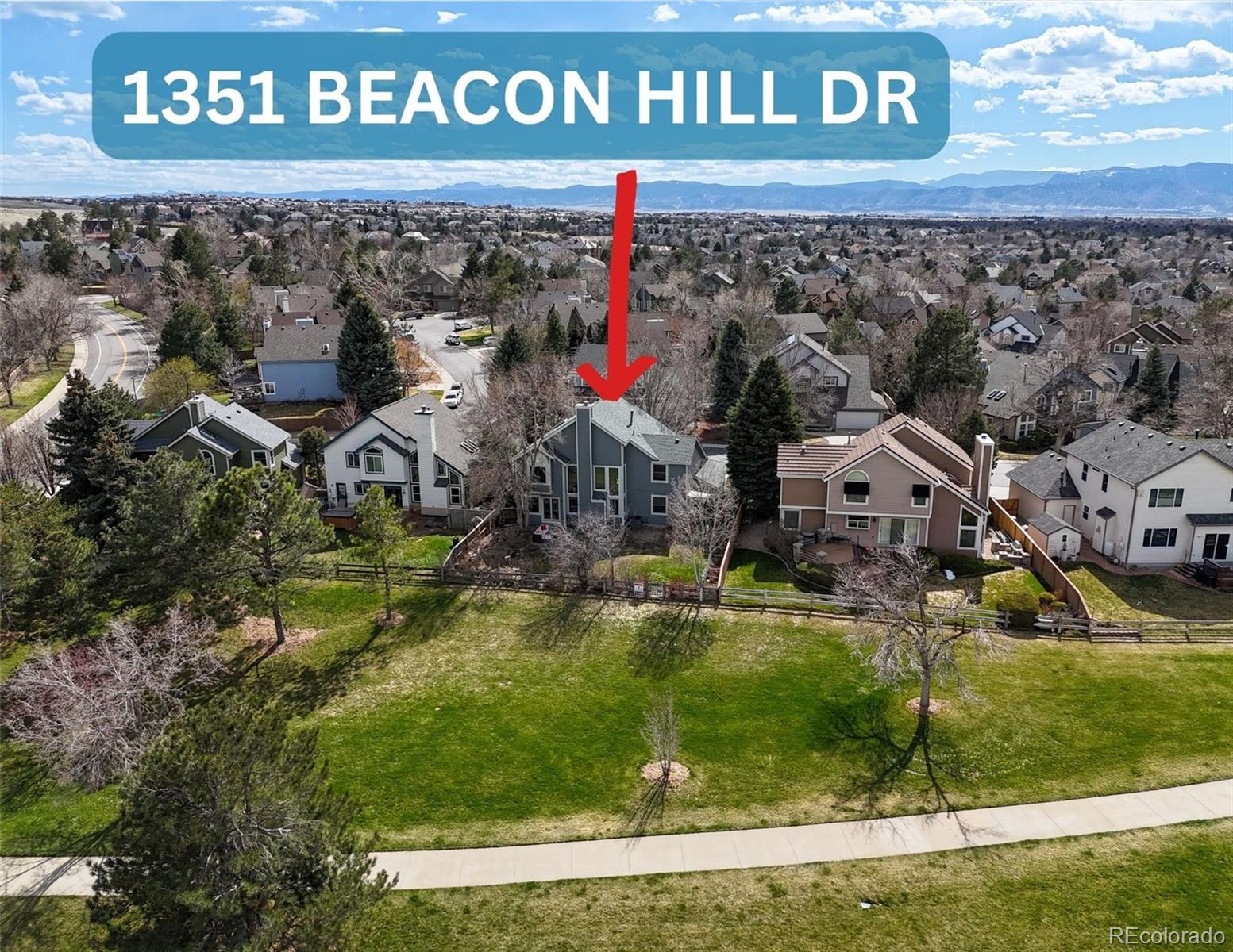 MLS Image #1 for 1351  beacon hill drive,highlands ranch, Colorado