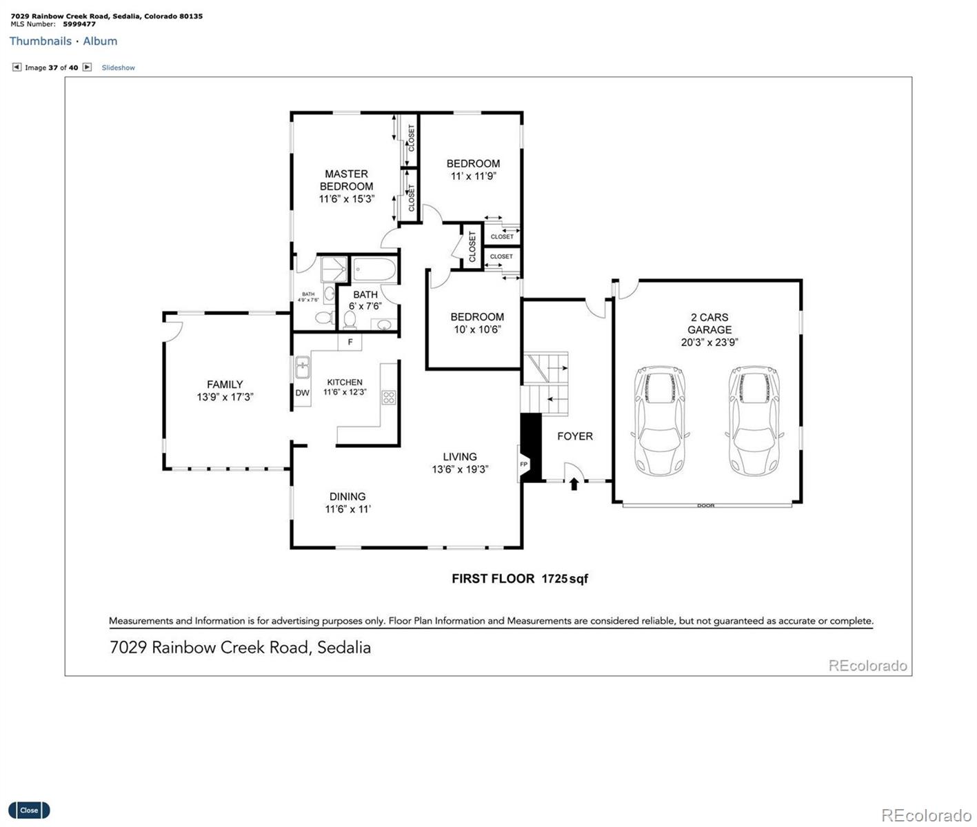 MLS Image #22 for 7029  rainbow creek road,sedalia, Colorado