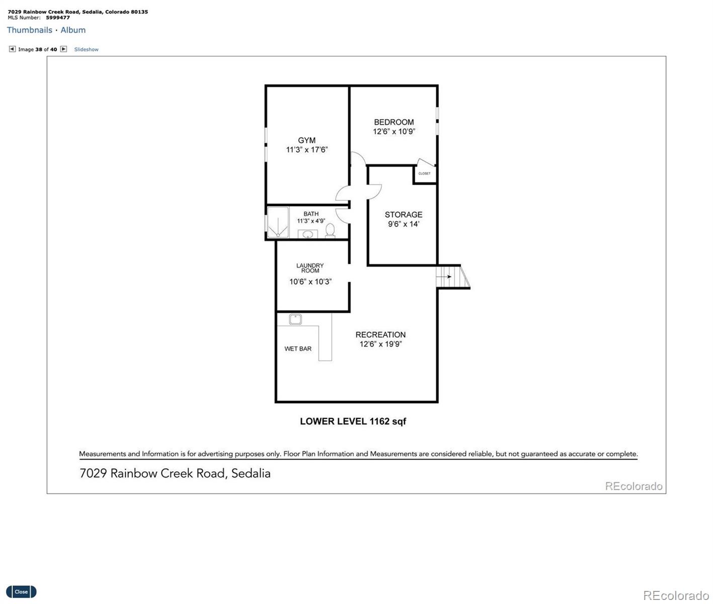 MLS Image #23 for 7029  rainbow creek road,sedalia, Colorado