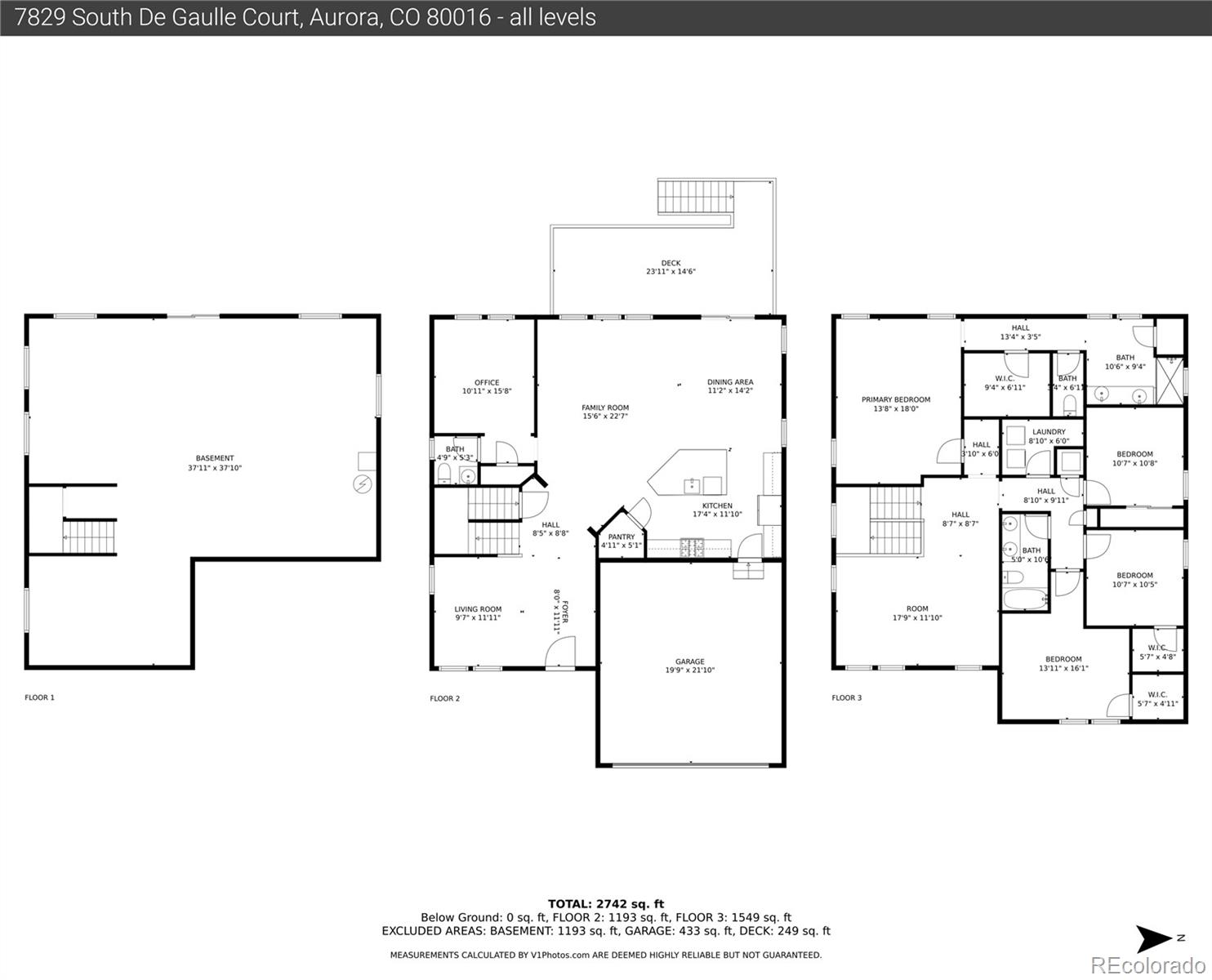 MLS Image #44 for 7829 s de gaulle court,aurora, Colorado