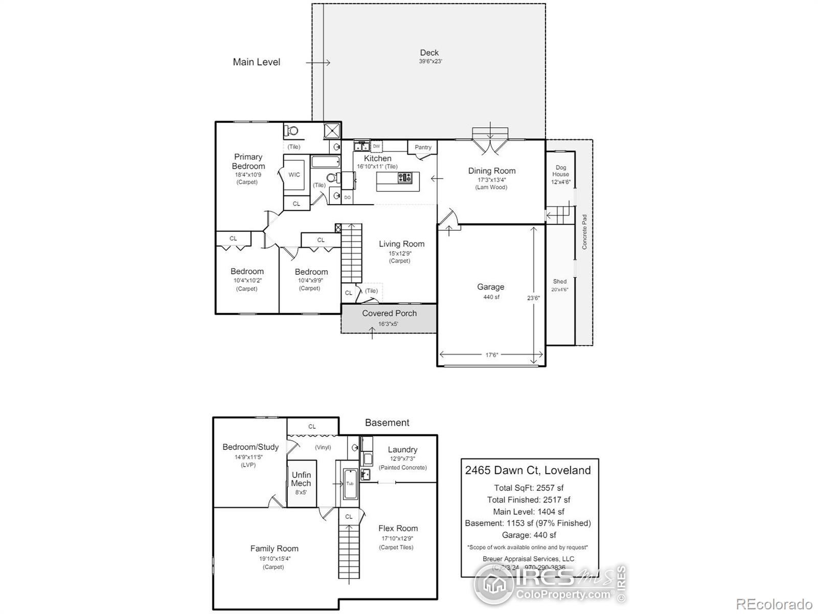 MLS Image #21 for 2465  dawn court,loveland, Colorado