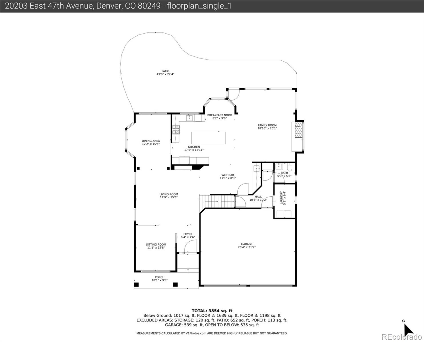 MLS Image #47 for 20203 e 47th avenue,denver, Colorado