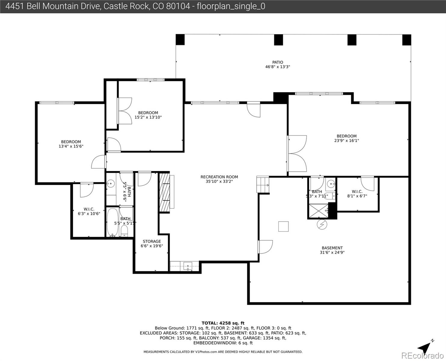 MLS Image #46 for 4451  bell mountain drive,castle rock, Colorado