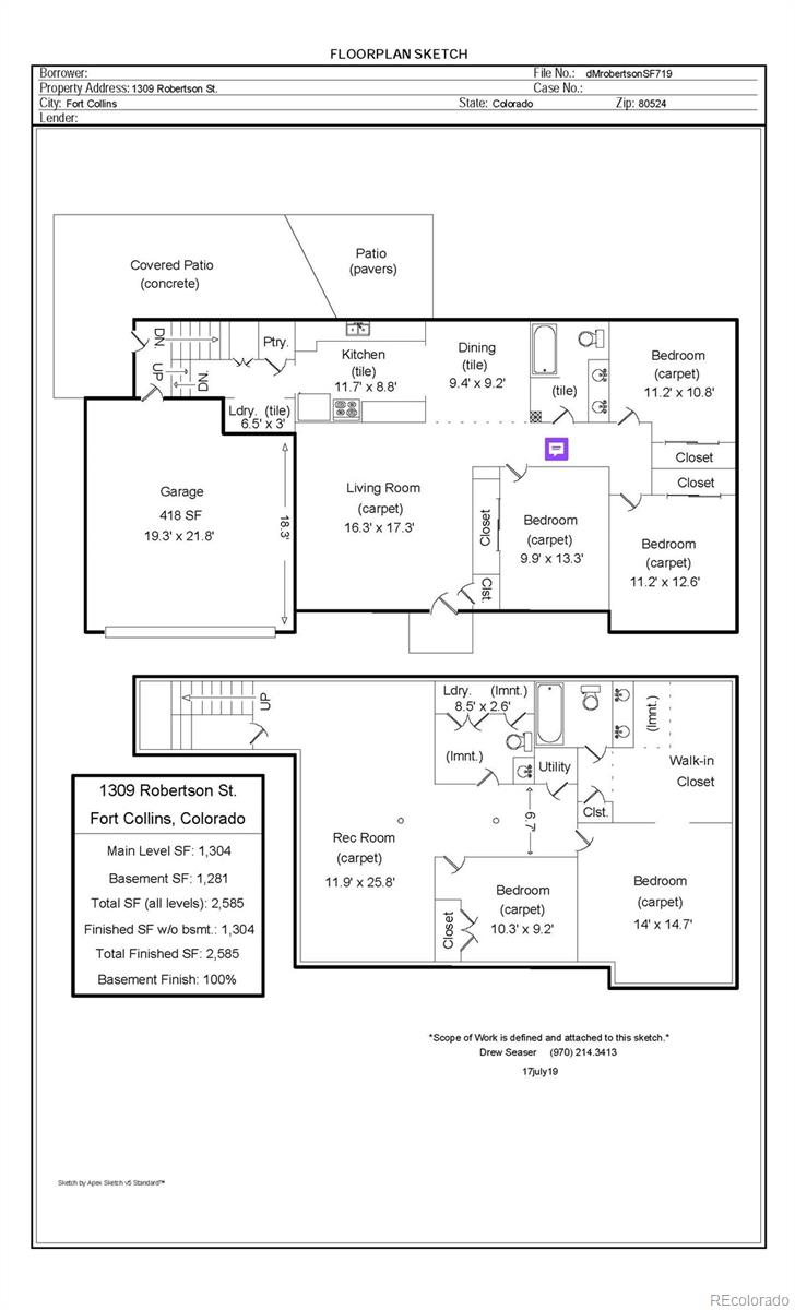 MLS Image #26 for 1309  robertson street,fort collins, Colorado