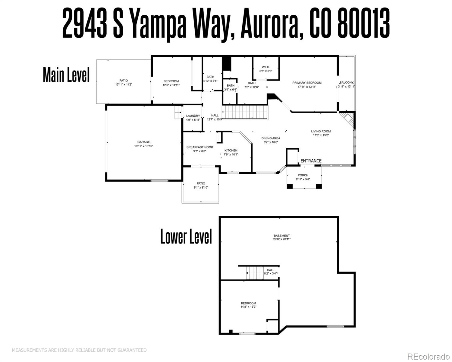 Report Image for 2943 S Yampa Way,Aurora, Colorado