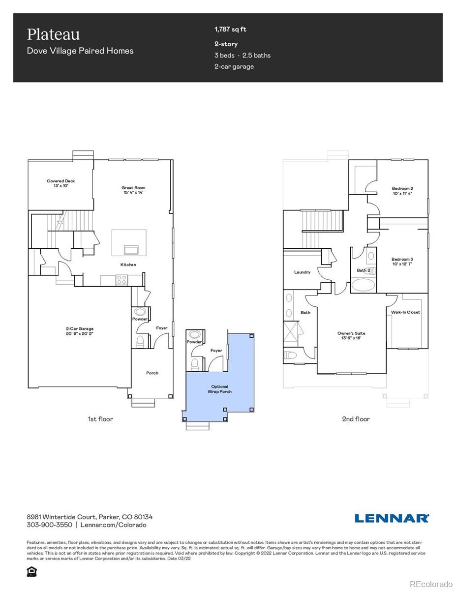 Report Image for 8985  Salmonberry Court,Parker, Colorado