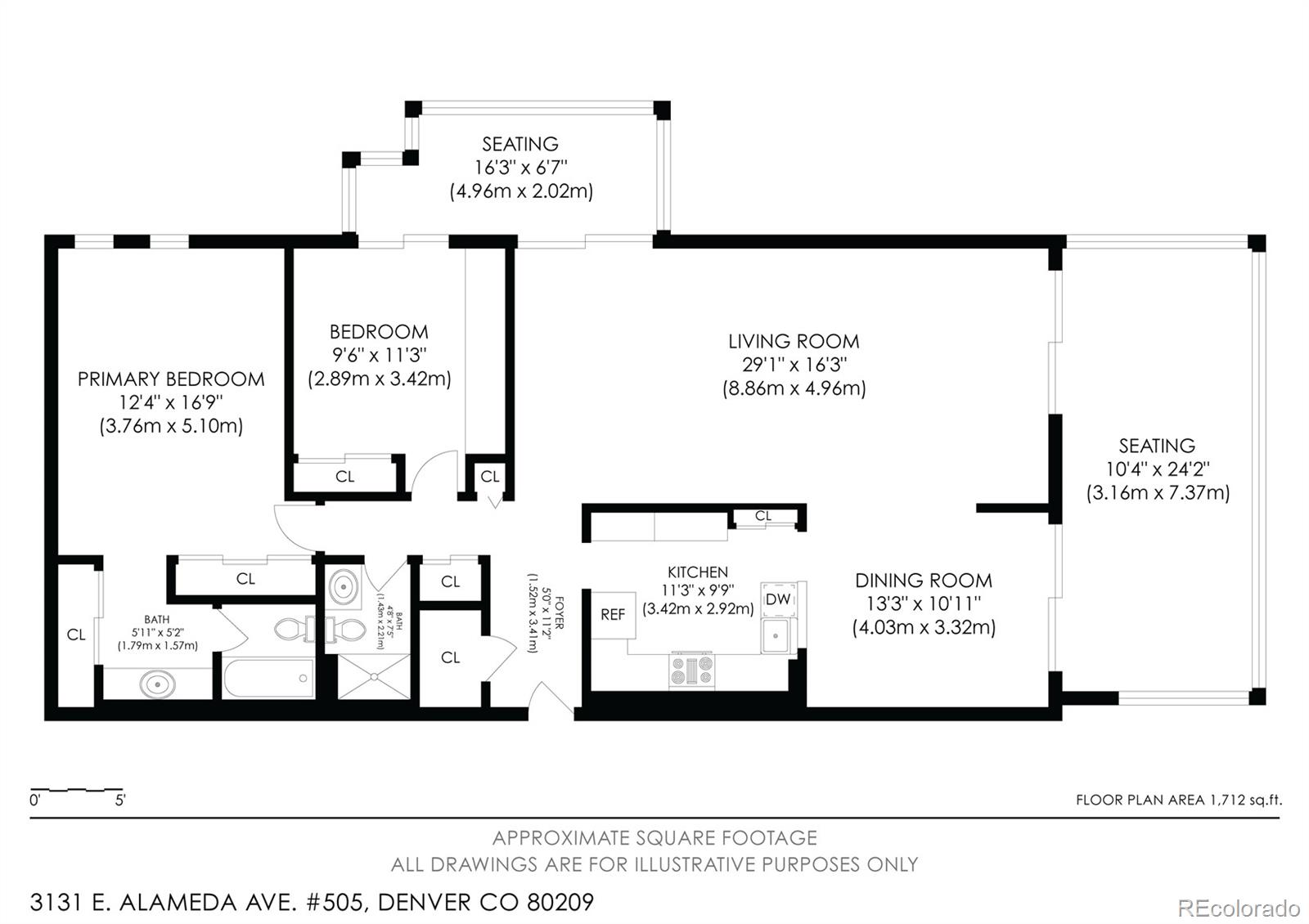 MLS Image #42 for 3131 e alameda avenue 505,denver, Colorado