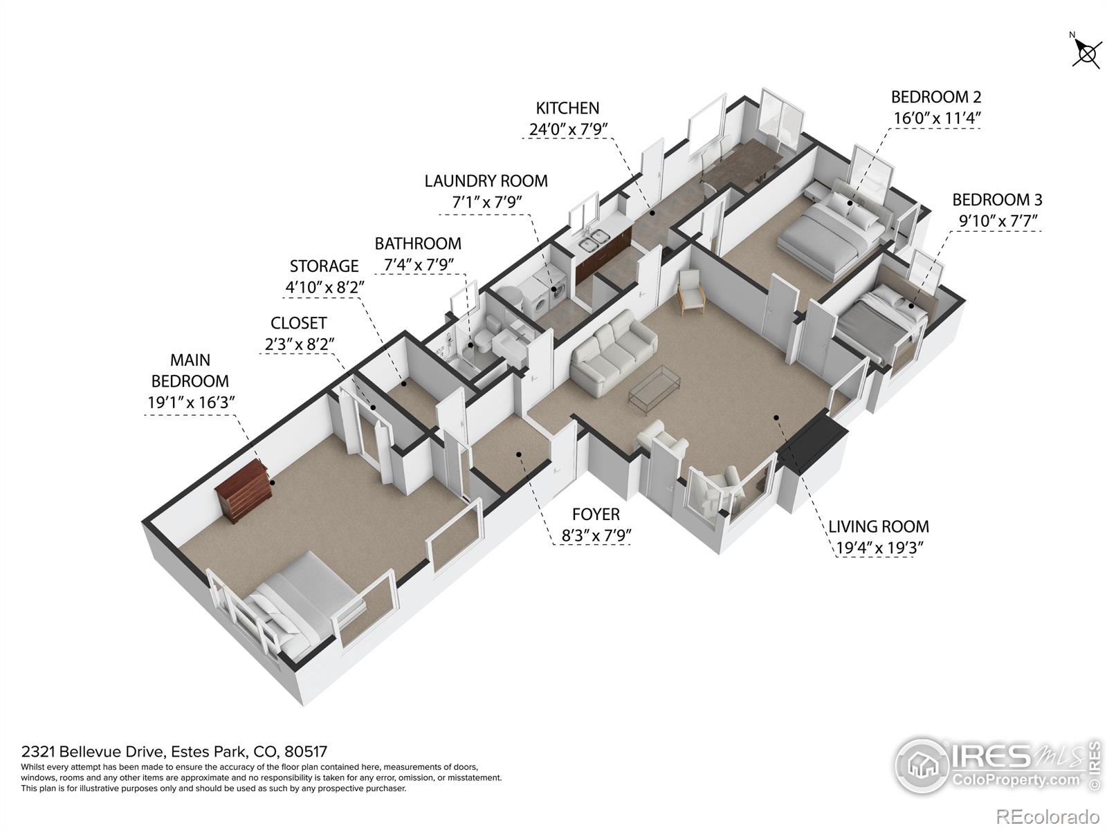 MLS Image #3 for 2321  bellevue drive,estes park, Colorado