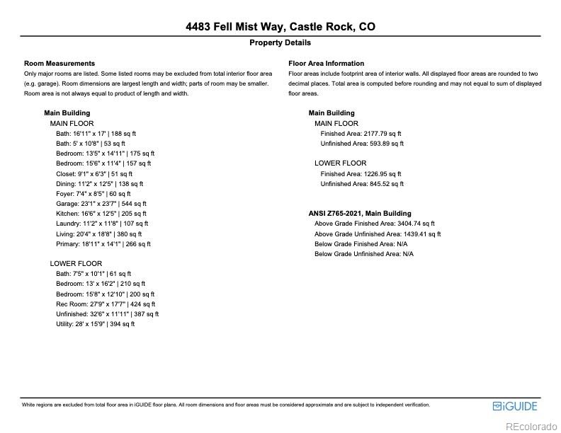 MLS Image #43 for 4483  fell mist way,castle rock, Colorado