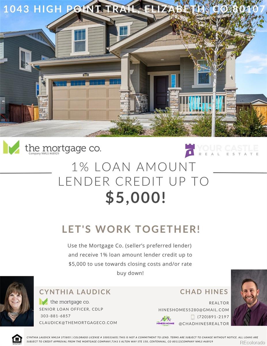 MLS Image #36 for 1043  high point trail,elizabeth, Colorado