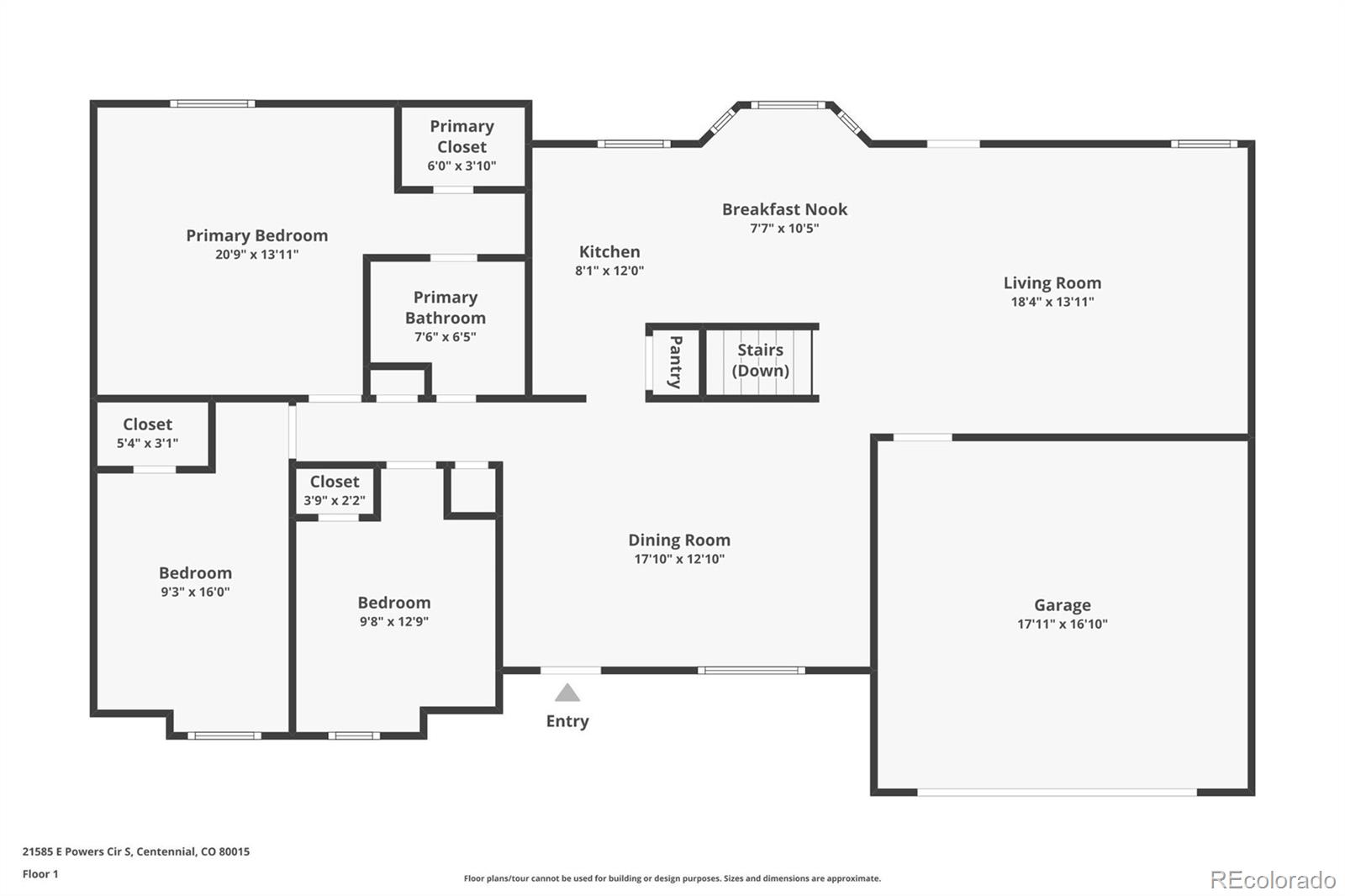MLS Image #28 for 21585 e powers circle,centennial, Colorado