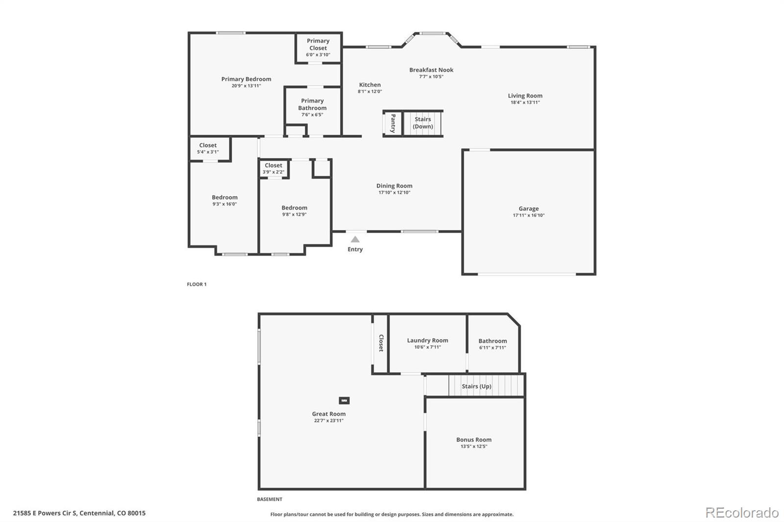 MLS Image #29 for 21585 e powers circle,centennial, Colorado