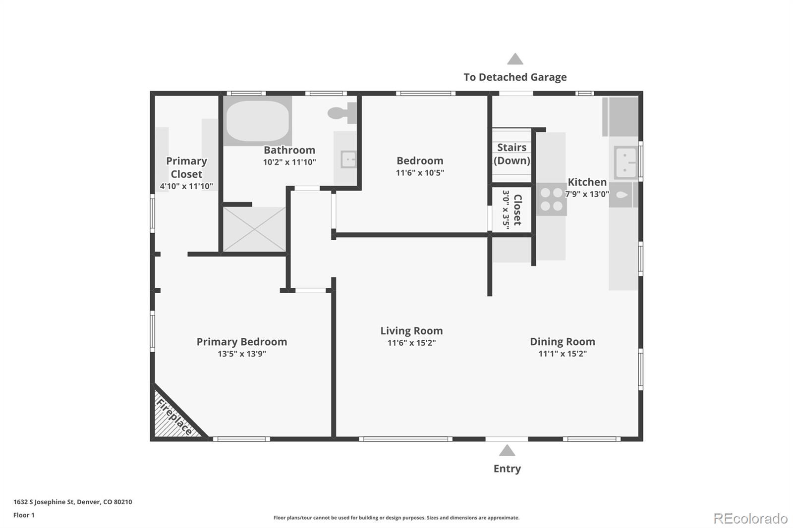 MLS Image #46 for 1632 s josephine street,denver, Colorado