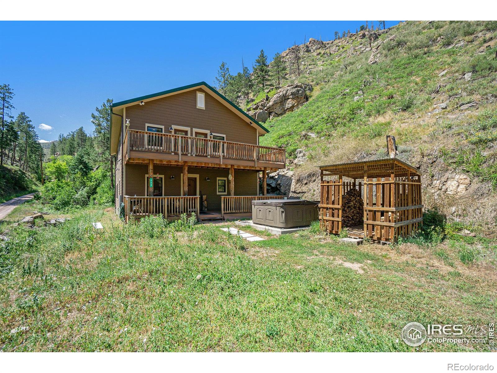 MLS Image #3 for 223  kings canyon road,bellvue, Colorado