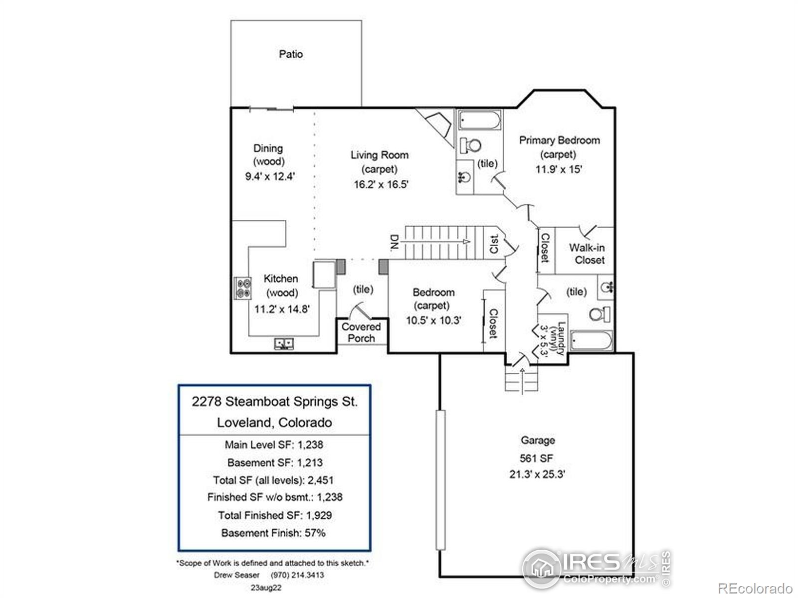 MLS Image #36 for 2278  steamboat springs street,loveland, Colorado
