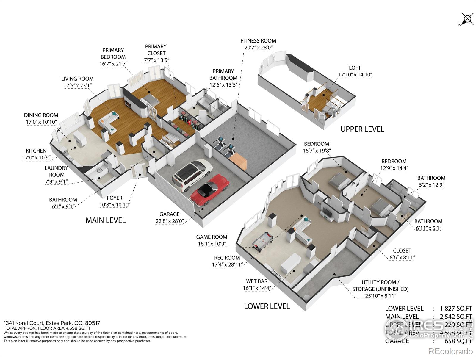 MLS Image #2 for 1341  koral court,estes park, Colorado