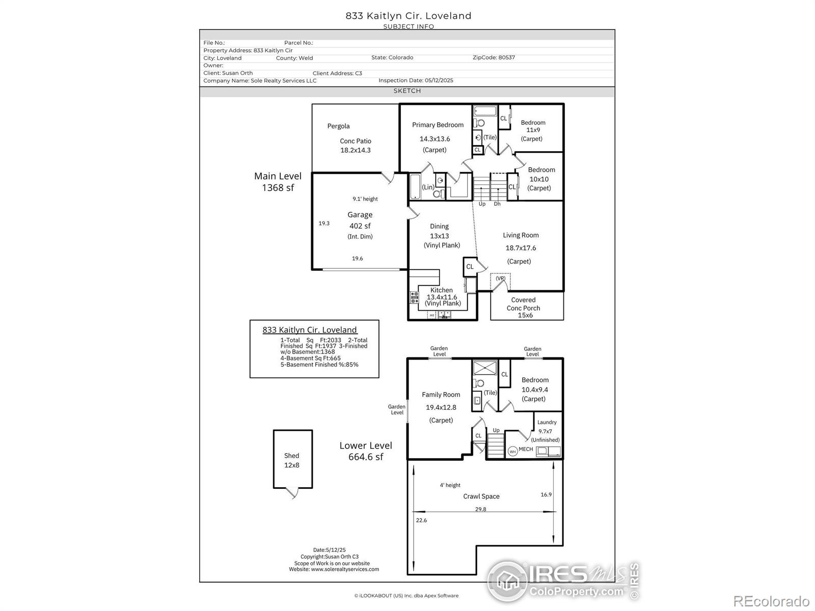 MLS Image #27 for 833  kaitlyn circle,loveland, Colorado