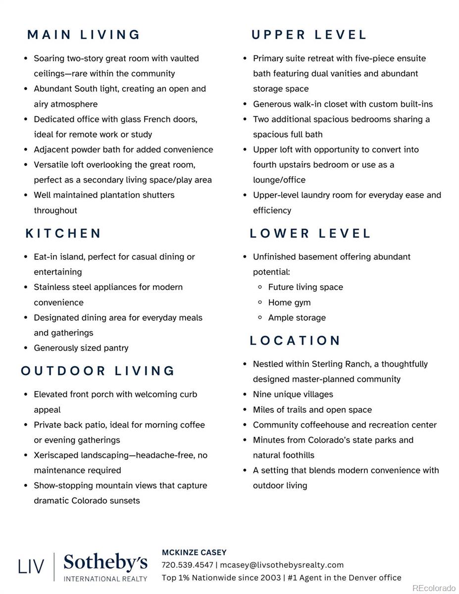 MLS Image #6 for 9780  banner peak street,littleton, Colorado