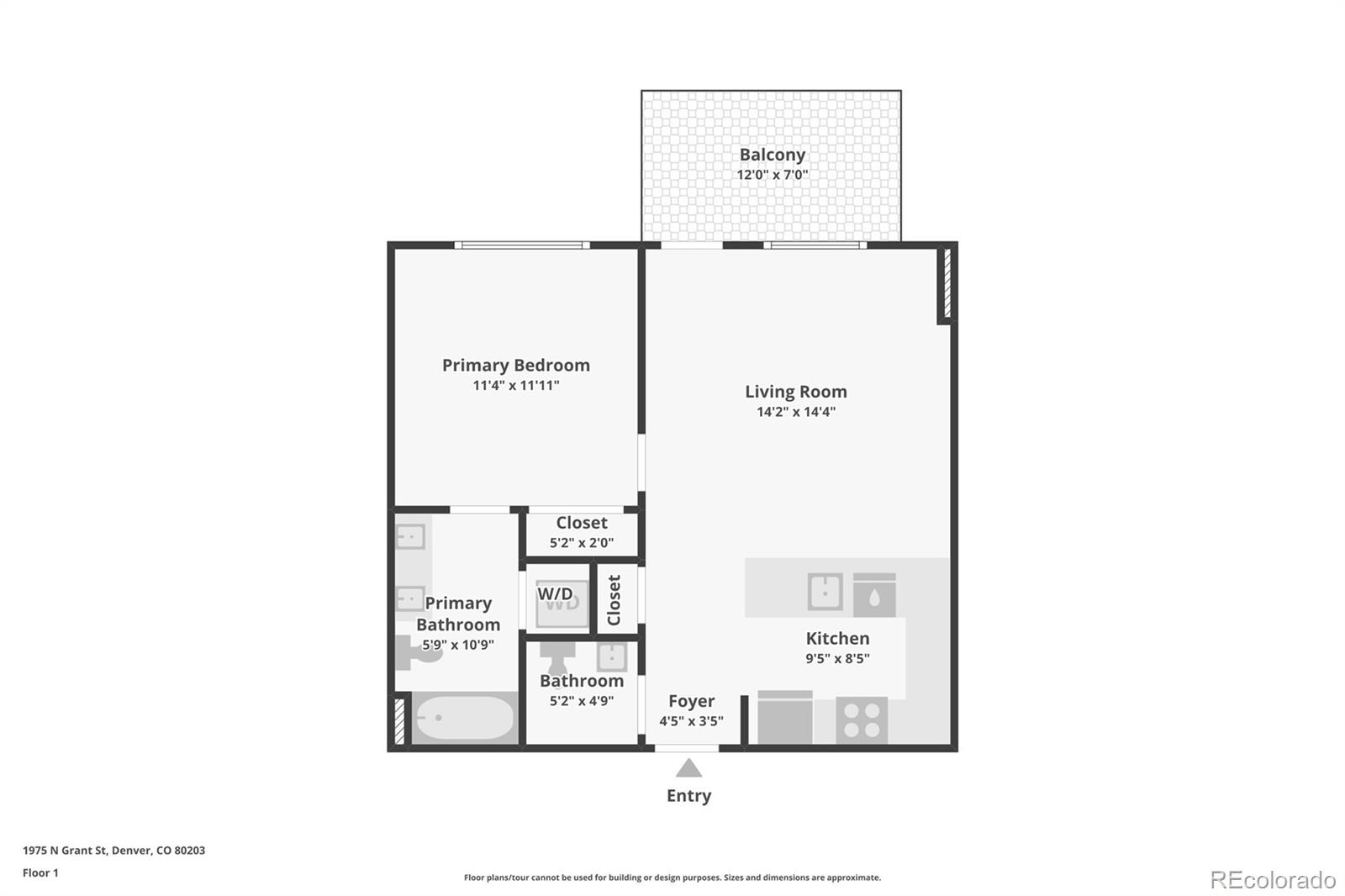 MLS Image #39 for 1975 n grant street 515,denver, Colorado