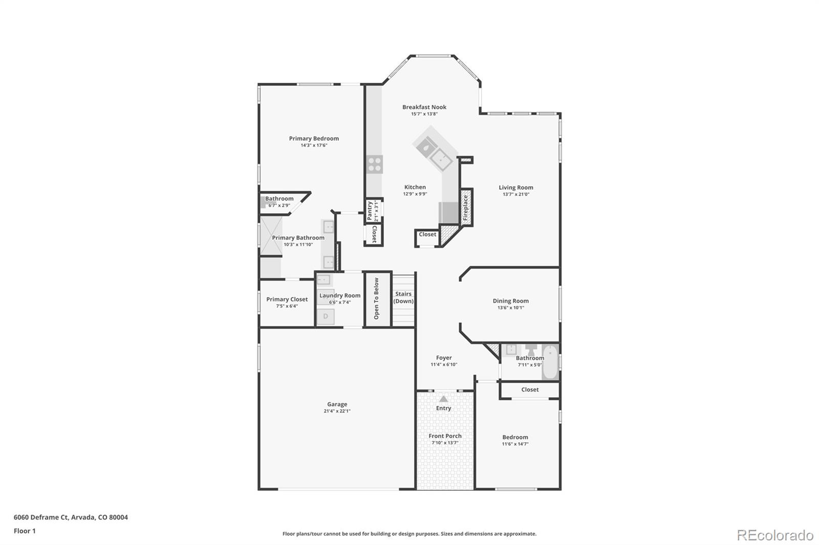 MLS Image #3 for 6060  deframe court,arvada, Colorado