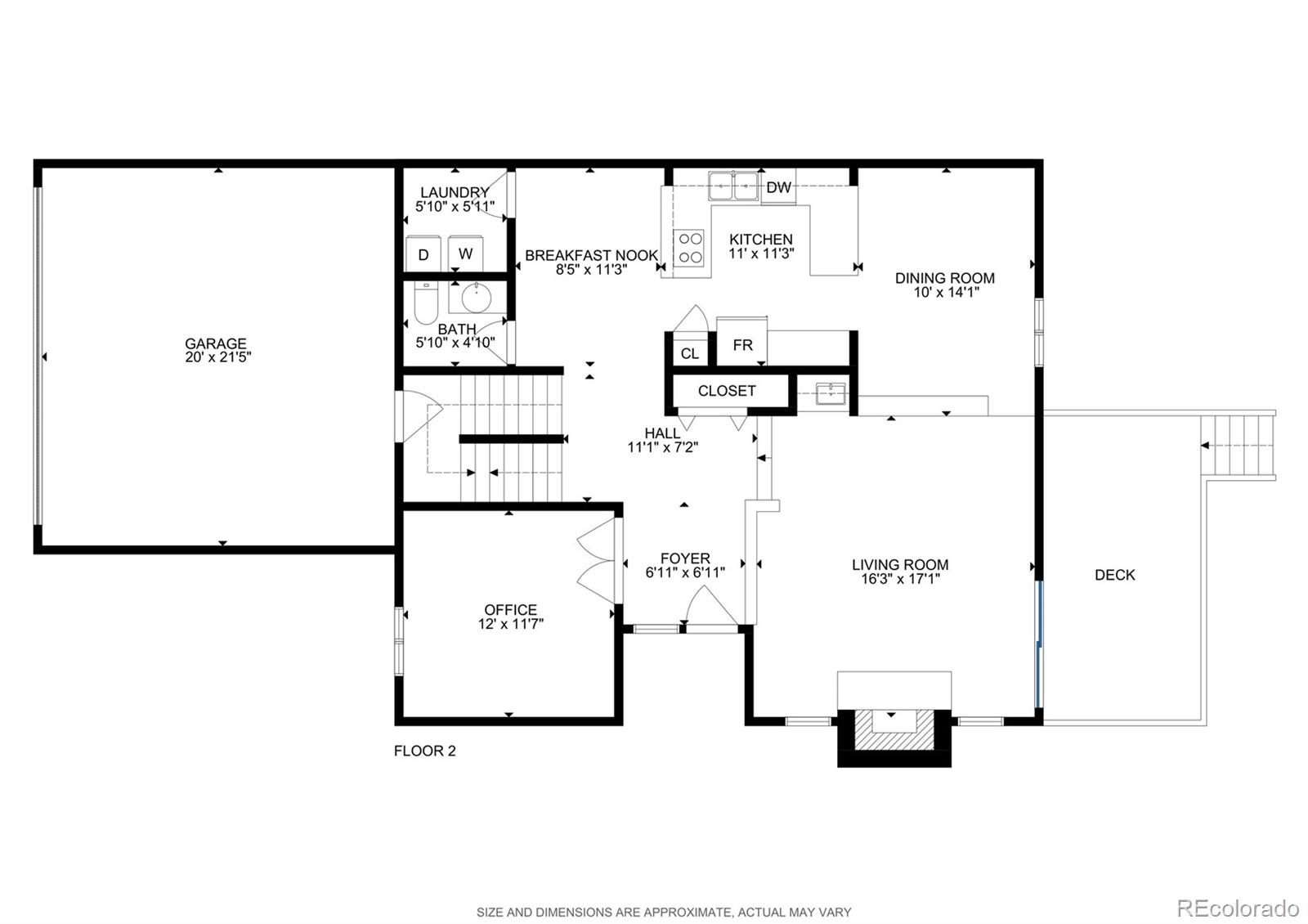 MLS Image #38 for 12863 w 3rd place,lakewood, Colorado