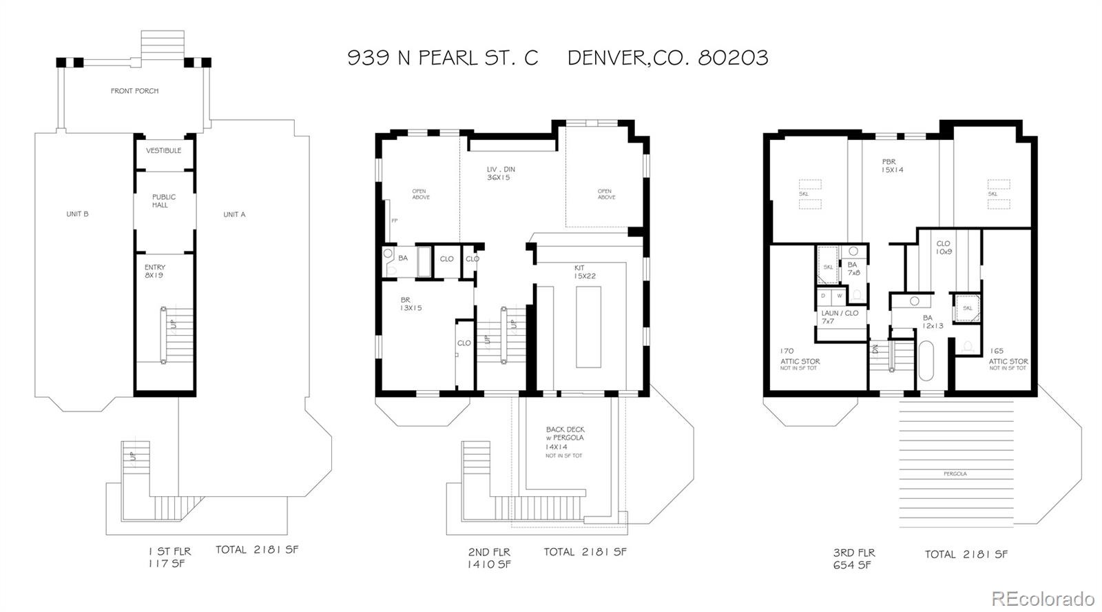 MLS Image #41 for 939 n pearl street c,denver, Colorado