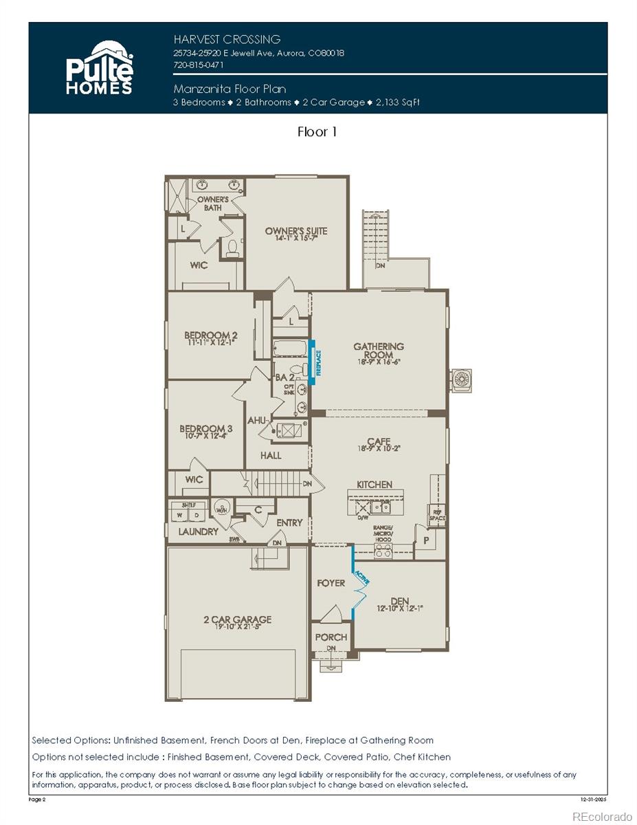MLS Image #2 for 2171 s irvington street,aurora, Colorado