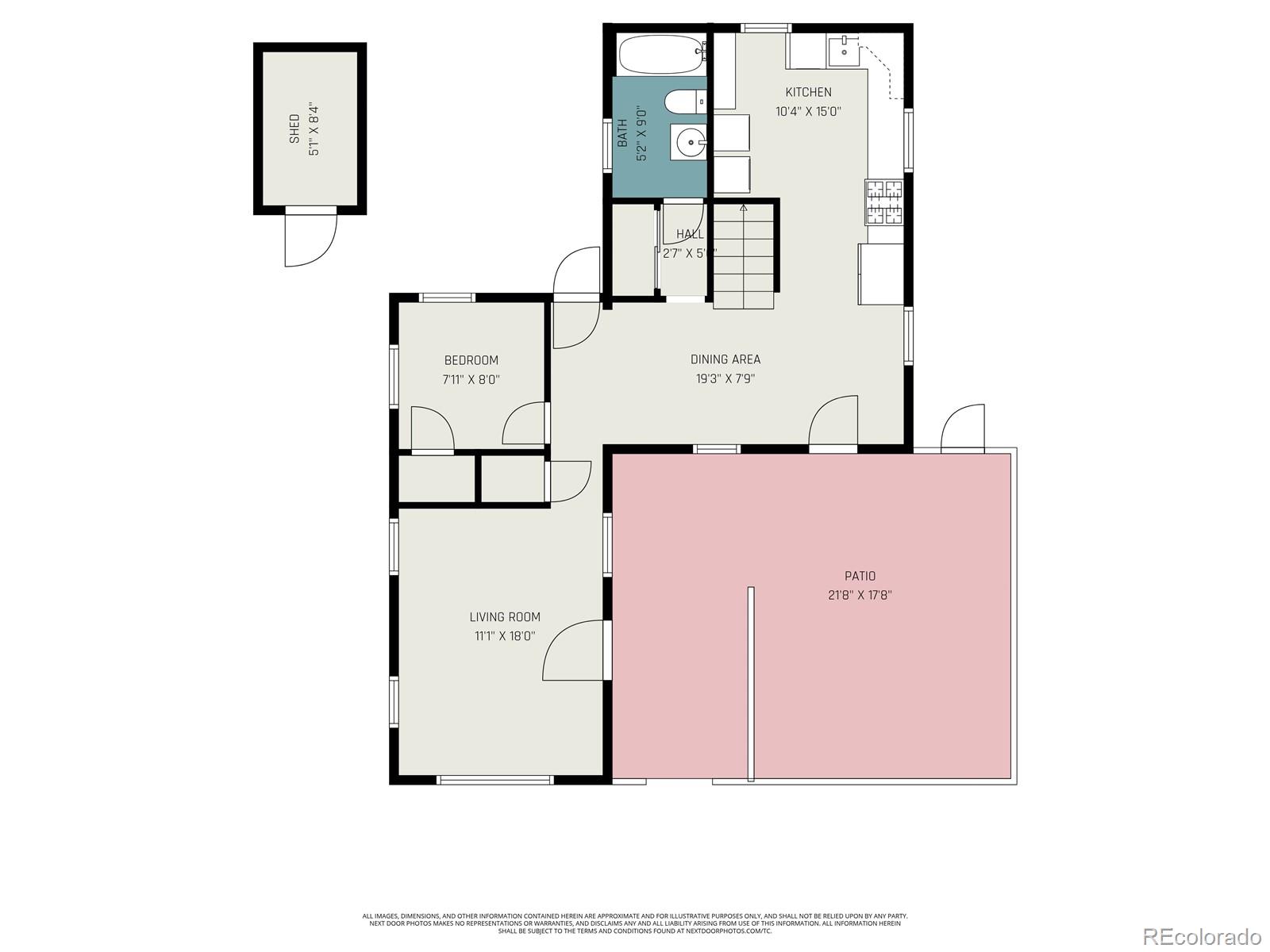 MLS Image #17 for 1956  valentia street,denver, Colorado