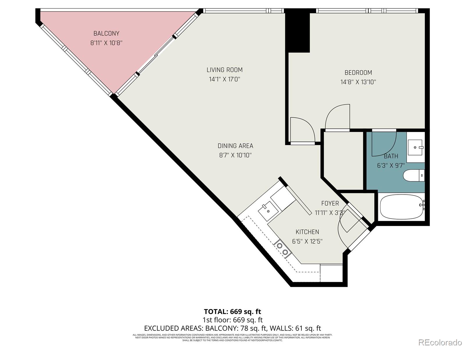 MLS Image #27 for 100  park avenue 905,denver, Colorado