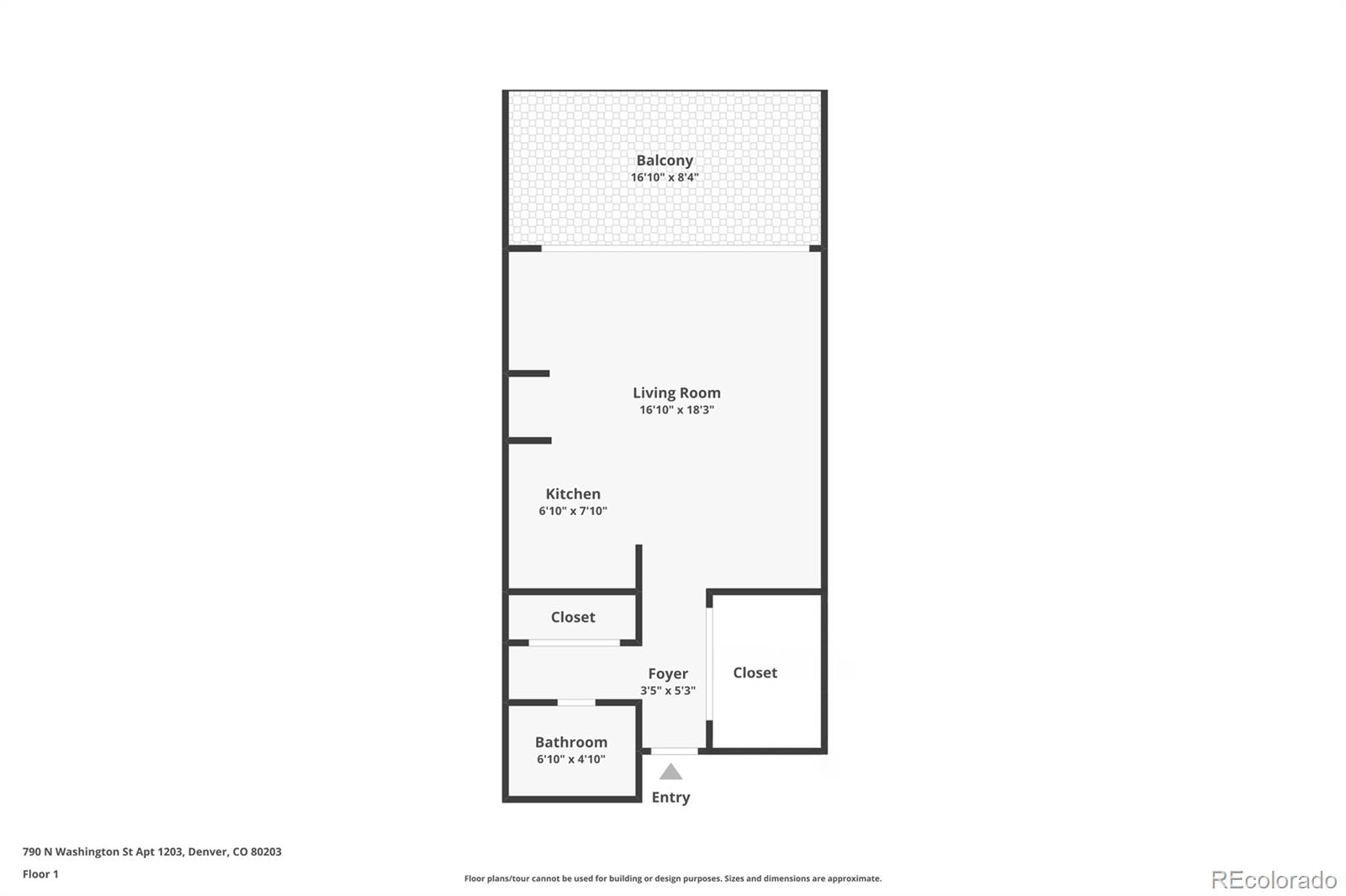 MLS Image #37 for 790 n washington street 1203,denver, Colorado