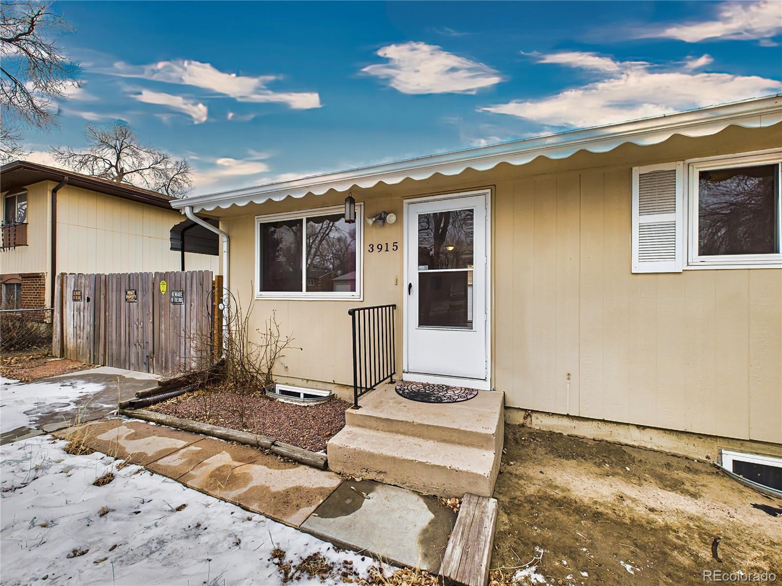 MLS Image #1 for 3915  whittier drive,colorado springs, Colorado
