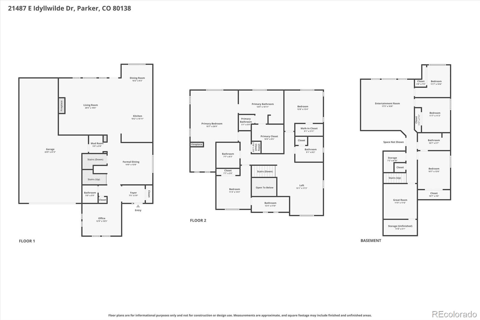 MLS Image #47 for 21487 e idyllwilde drive,parker, Colorado