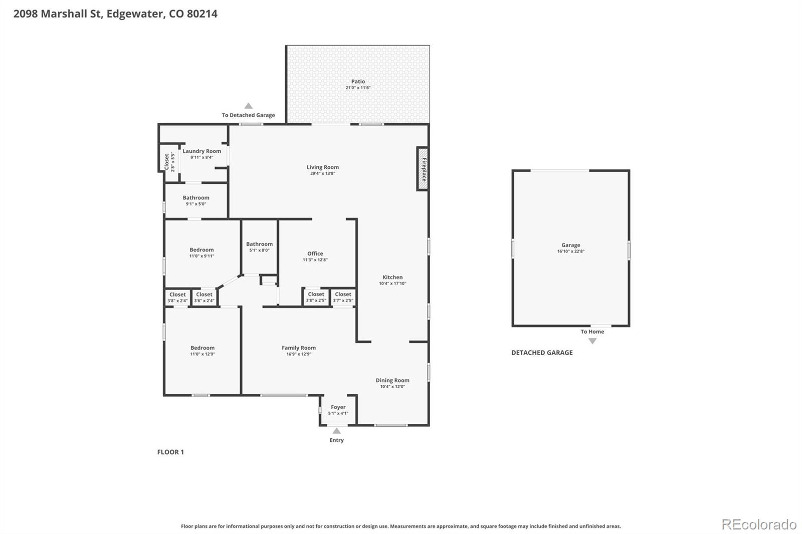 MLS Image #28 for 2098  marshall street,edgewater, Colorado
