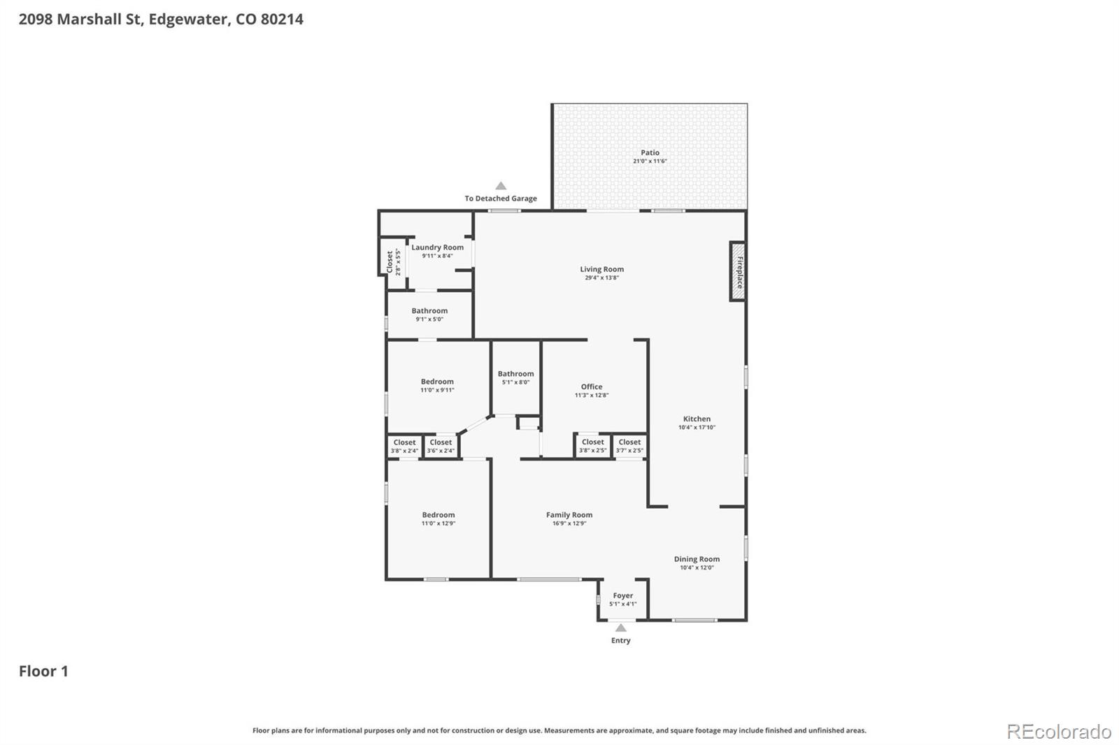 MLS Image #29 for 2098  marshall street,edgewater, Colorado