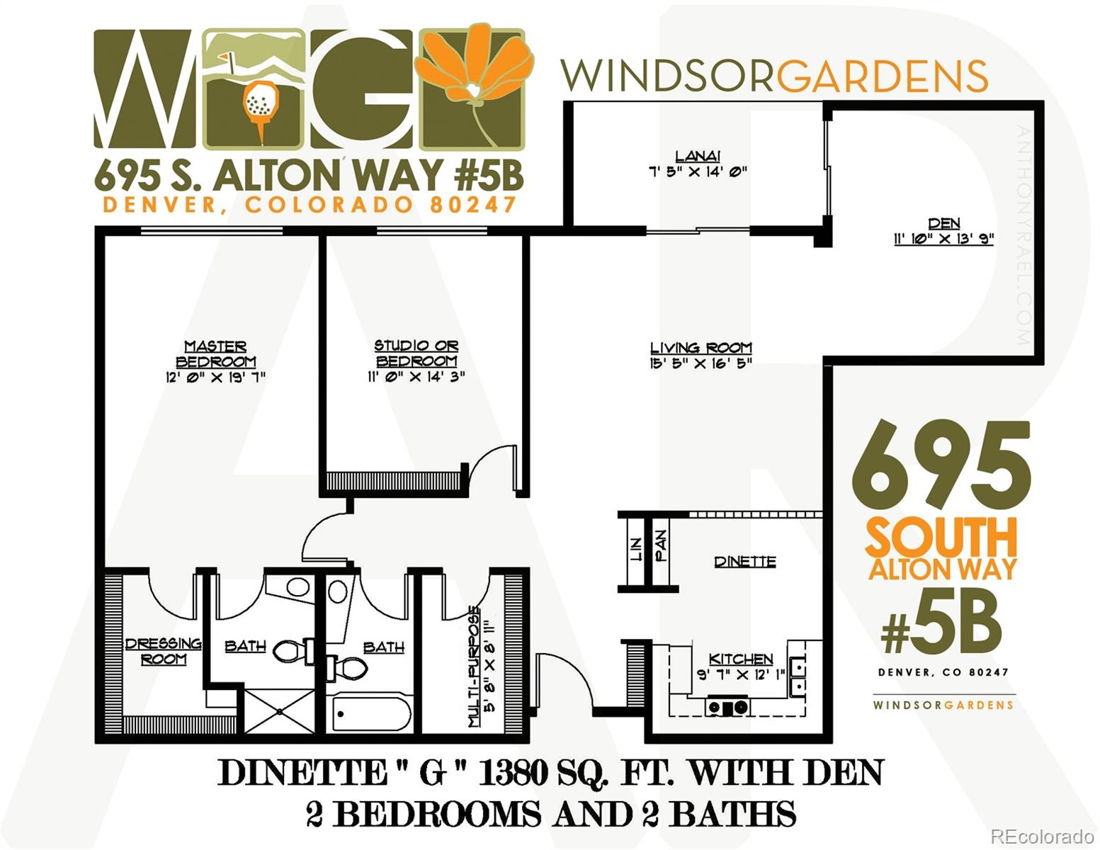 MLS Image #5 for 695 s alton way 5b,denver, Colorado