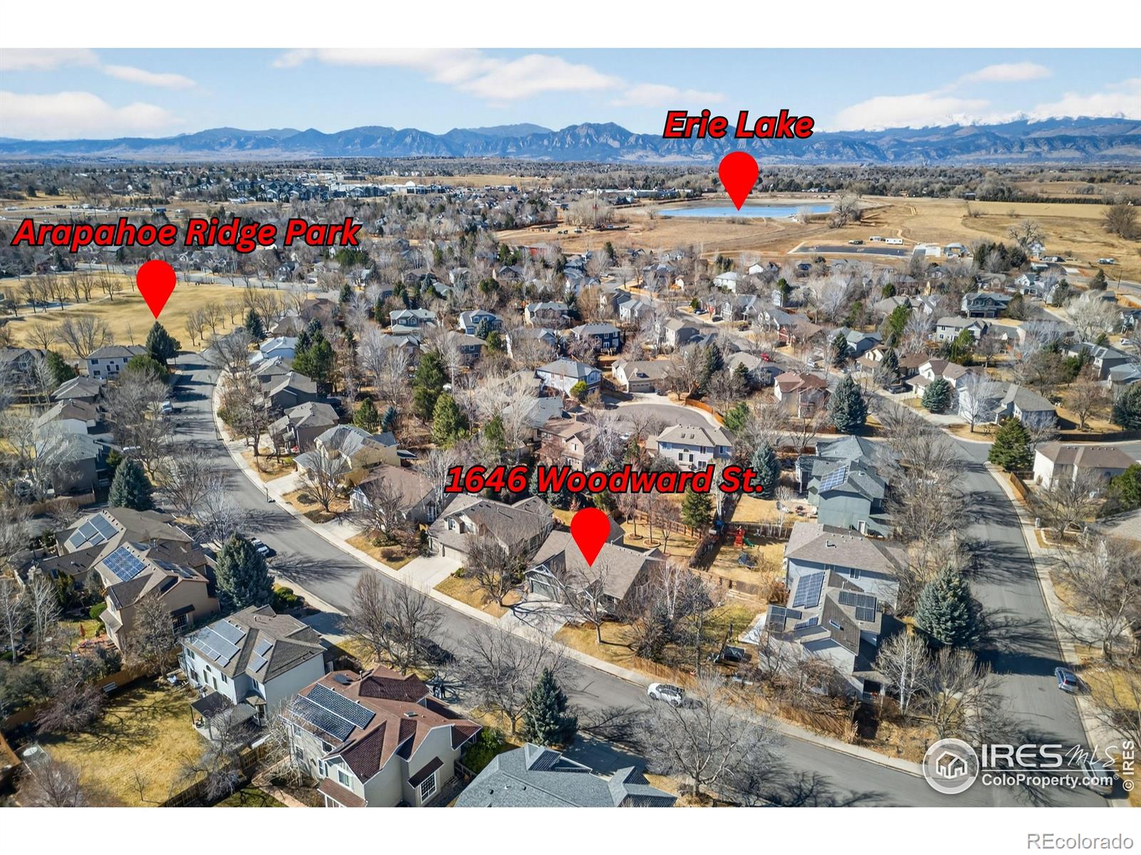 MLS Image #1 for 1646  woodward street,erie, Colorado