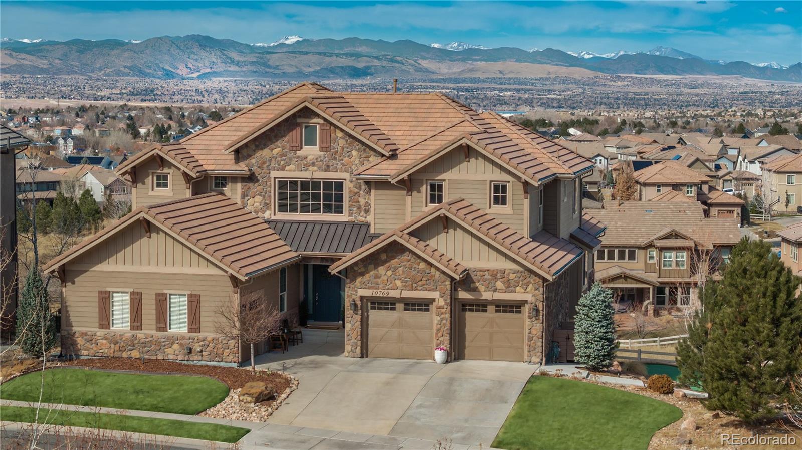 MLS Image #1 for 10769  sundial rim road,highlands ranch, Colorado