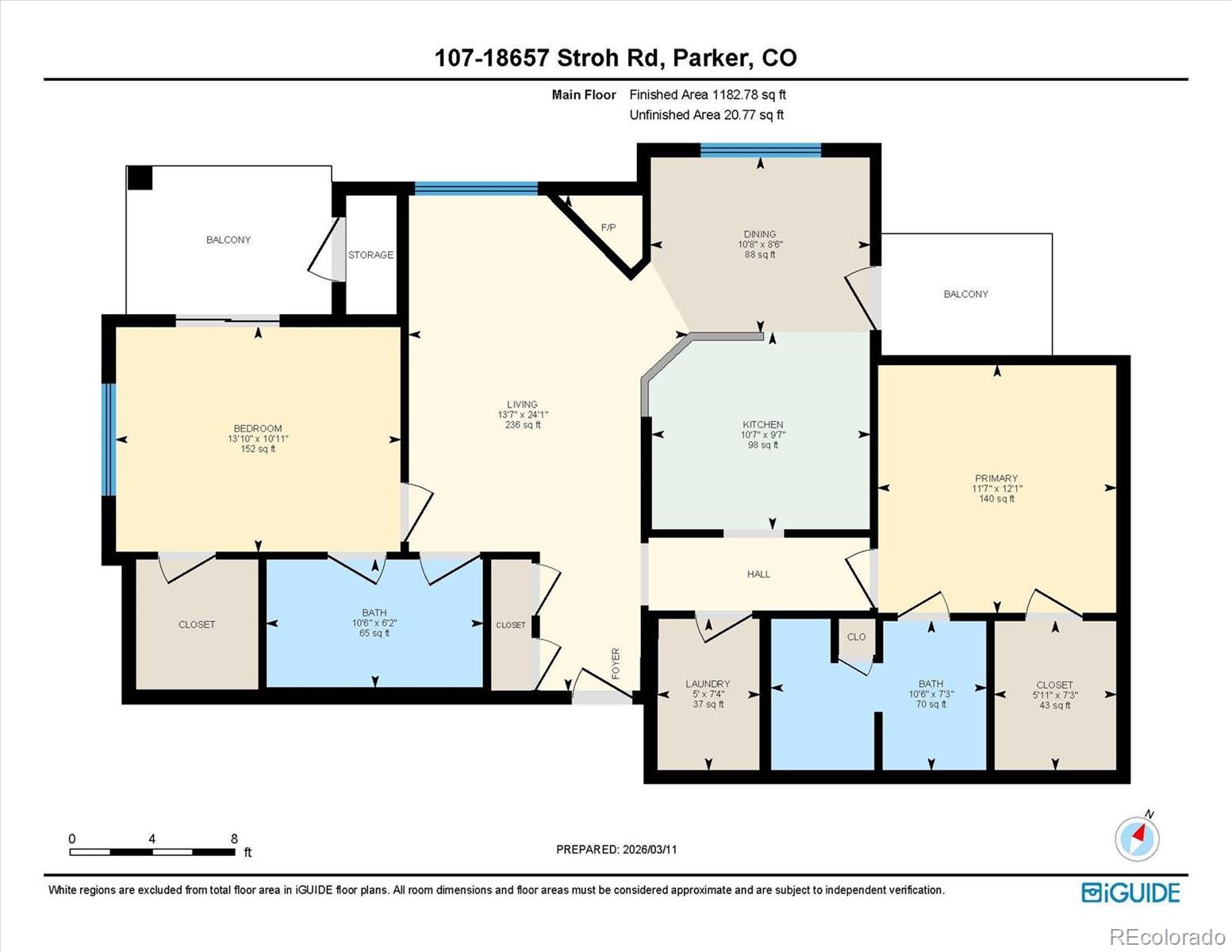 MLS Image #21 for 18657  stroh road 4107,parker, Colorado