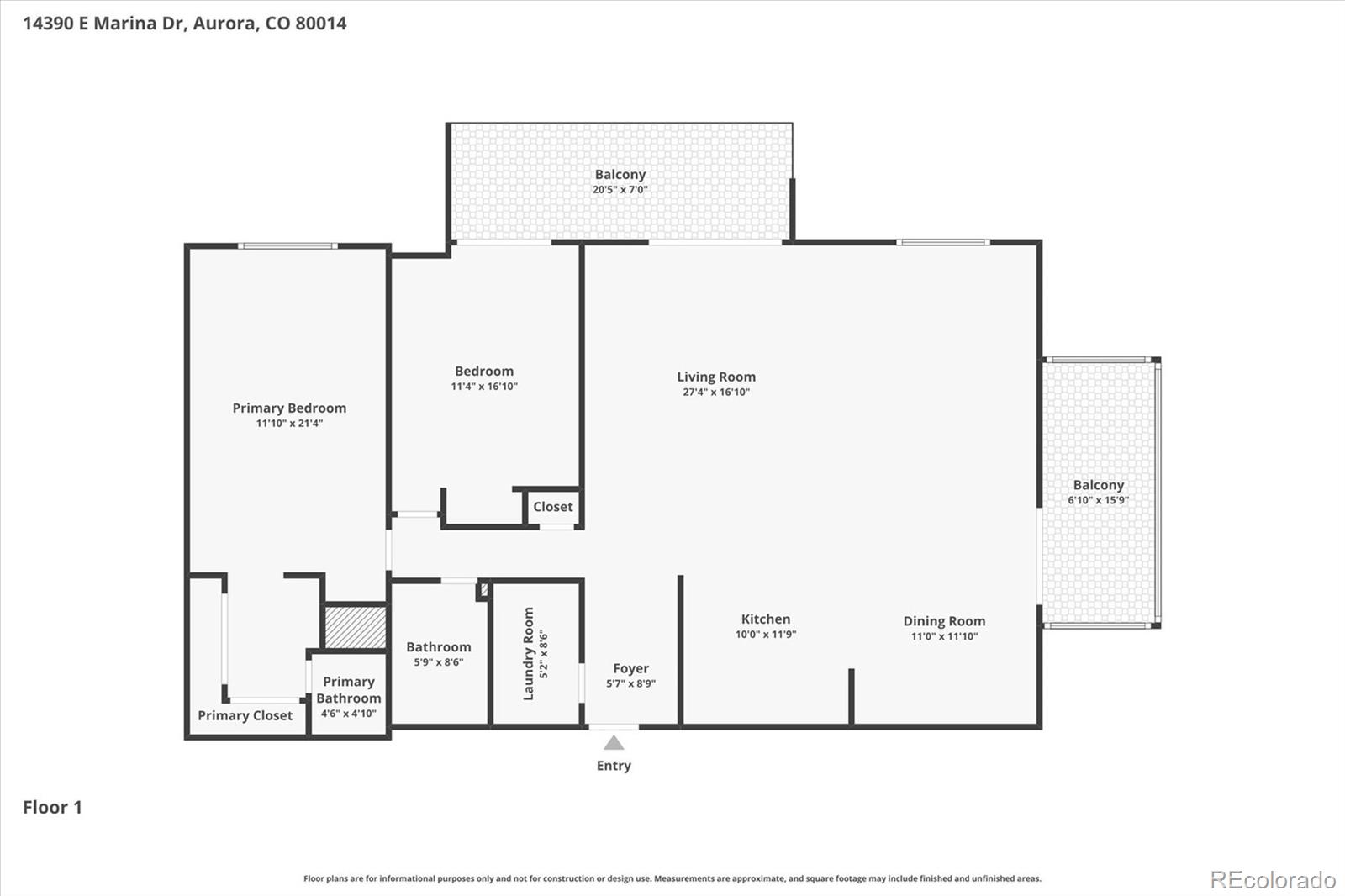 MLS Image #43 for 14390 e marina drive 601,aurora, Colorado
