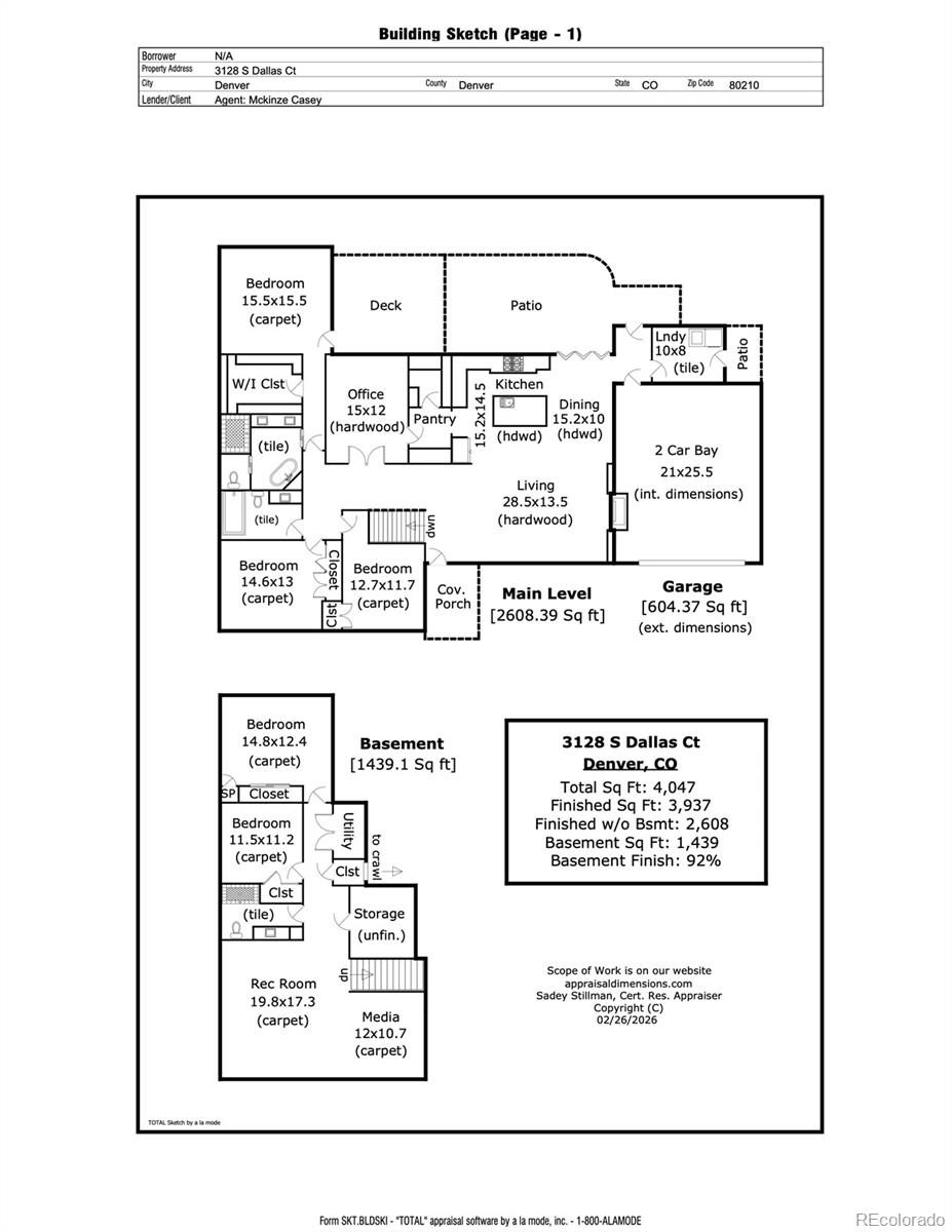 MLS Image #6 for 3128 s dallas court,denver, Colorado
