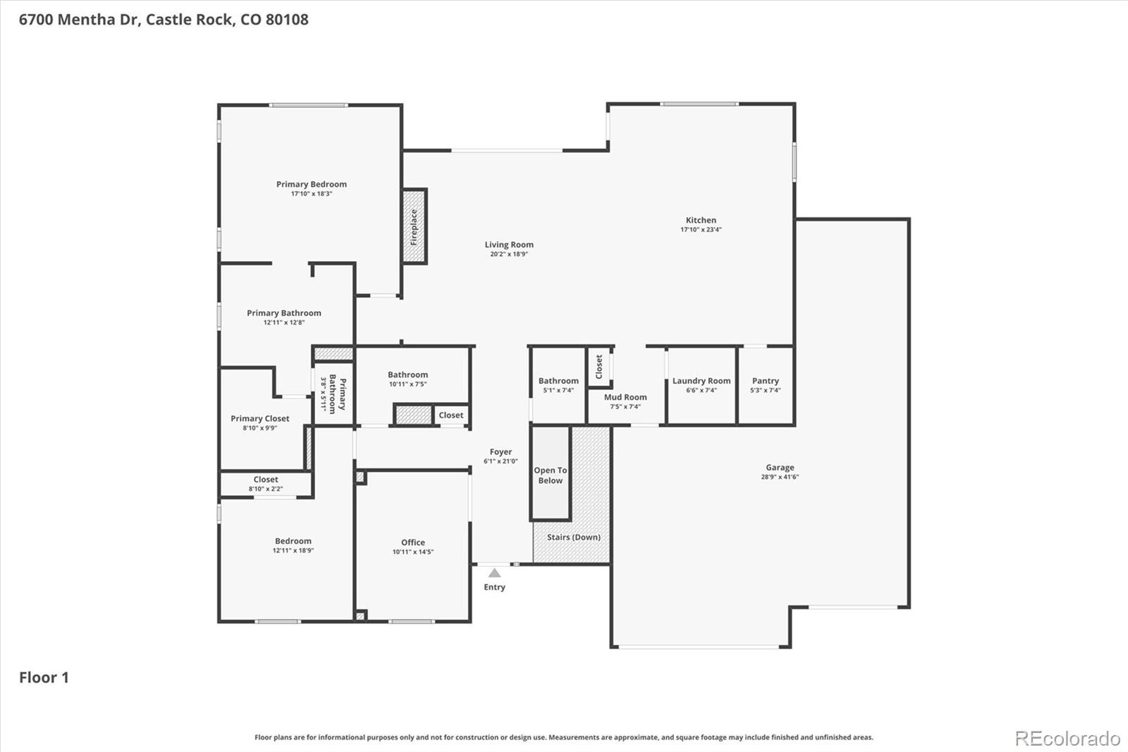 MLS Image #44 for 6700  mentha drive,castle rock, Colorado