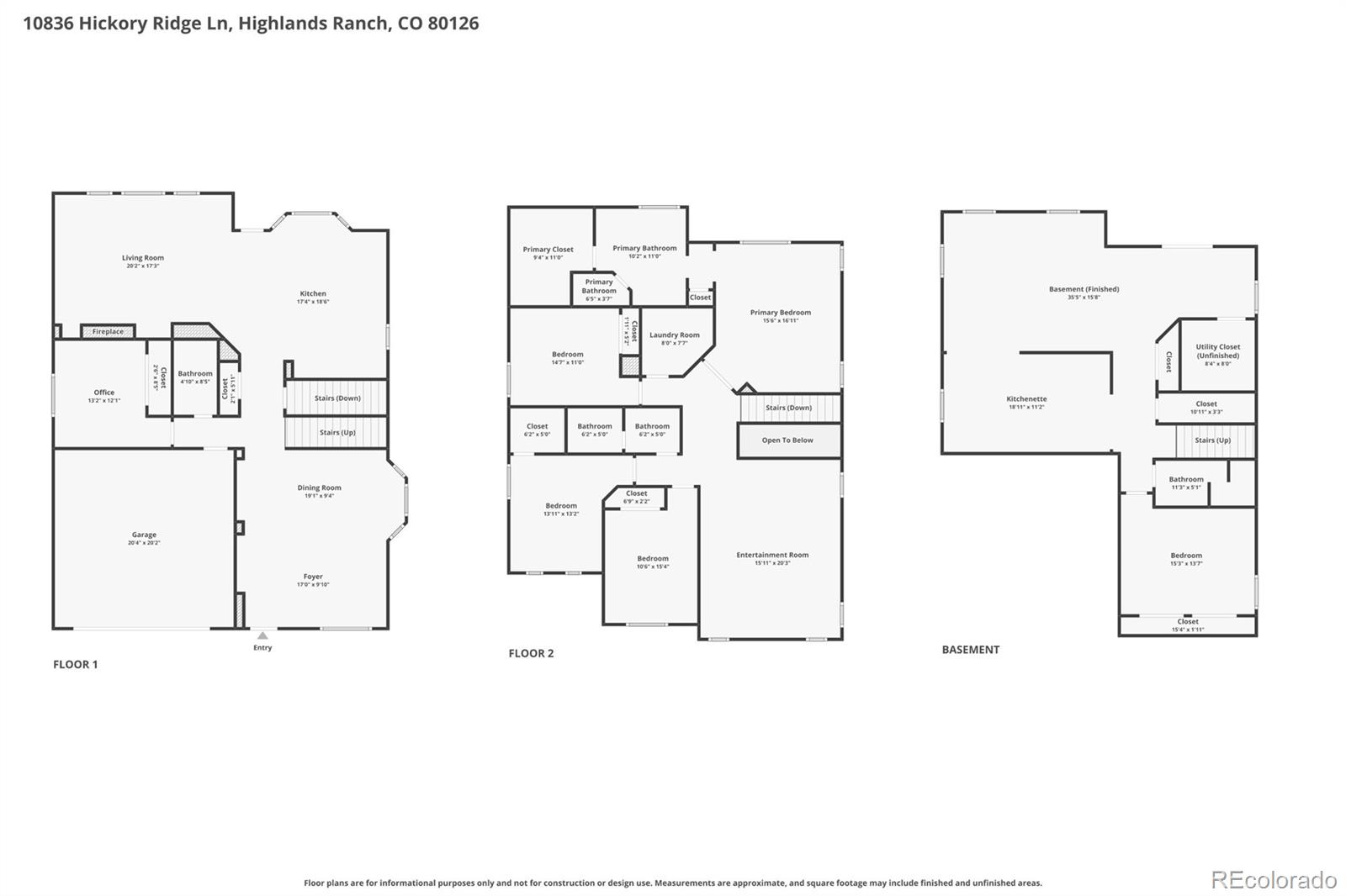 MLS Image #42 for 10836  hickory ridge lane,highlands ranch, Colorado